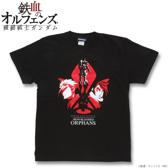 機動戦士ガンダム 鉄血のオルフェンズ Tシャツ 三日月＆オルガ柄